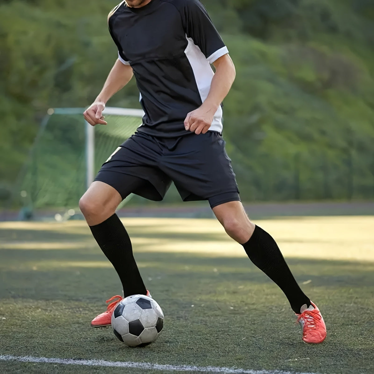 5 Pairs Copper Compression Socks for Women & Men – Black Athletic Support Socks for Running Hiking Cycling Travel, Sizes M-XL, Circulation & Pain Relief Compression Stockings