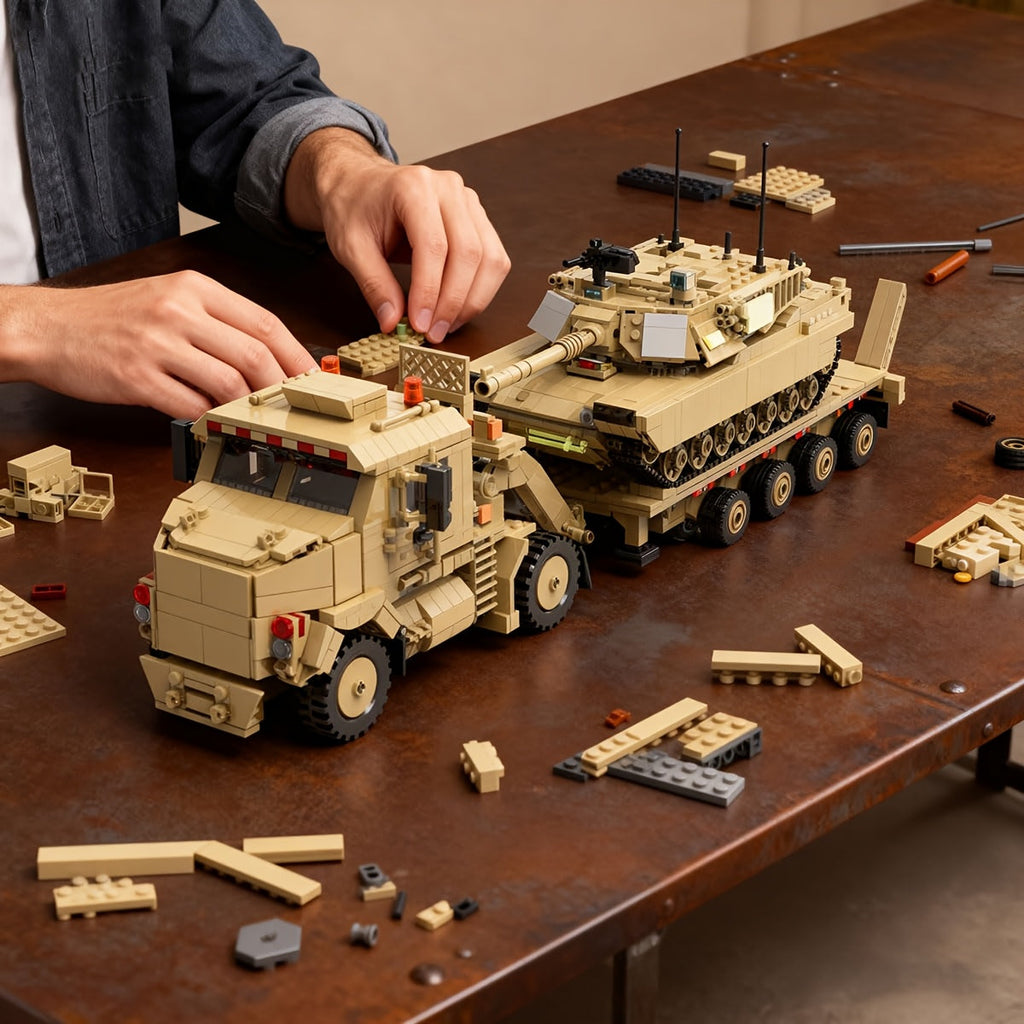 3580pcs Technical Armored Vehicle Building Block Set 628015 – Military Car Model Home Decoration Bricks Kit, Gift for Friends, Birthdays, Valentine’s & Christmas