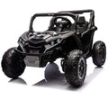 24V 2-Seater Kids Ride-On UTV with Parent Remote Control – 4WD Electric Off-Road Vehicle with 3 Speeds, LED Lights, Bluetooth Music & Suspension for Boys & Girls Ages 3-8