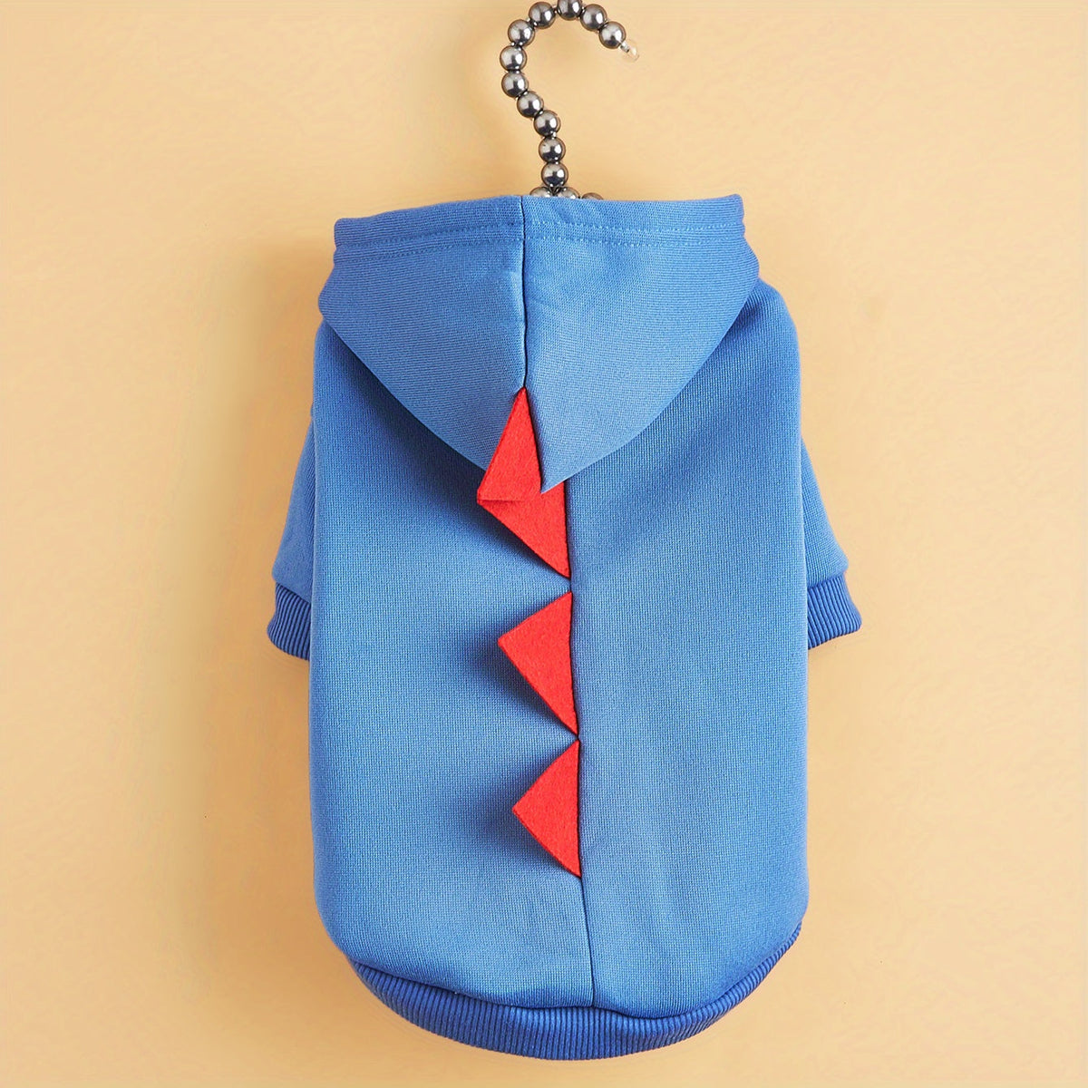 Dinosaur Dog Costume Sweatshirt for Cats and Dogs - Funny Pet Transformation Hoodie with Dino Spike Design, Soft Warm Halloween Cosplay Outfit for Small Medium Pets