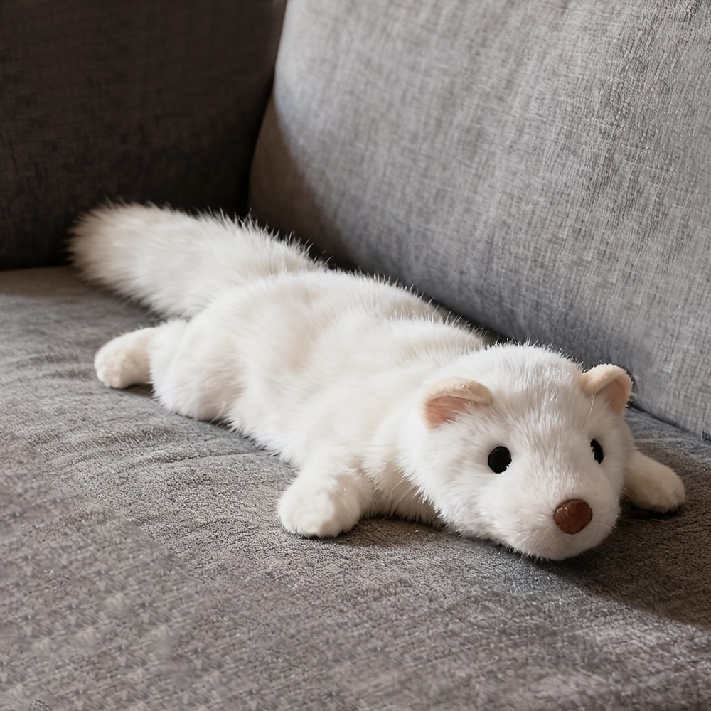 Interactive Pet Plush Chew Toy – Double Layer Tear-Resistant Squeaky Plush Companion, Washable Comfort Toy for Dogs & Cats – Thickened Mink Plush, Multiple Sizes Available