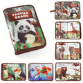 Animal Touch & Feel Book for Toddlers – Interactive Tactile Sensory Learning Book with Rip-Resistant Polyester Pages – Wildlife, Dinosaurs & Farm Animals – Cognitive Development Gift for Babies & Preschool Kids Ages 0-3