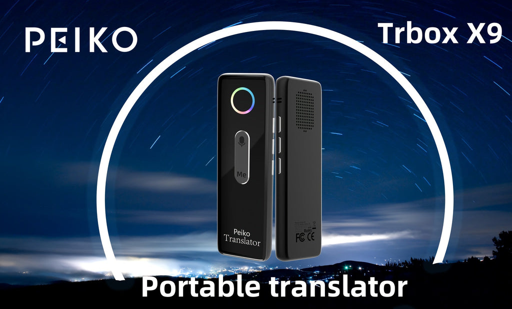 Portable Language Translator Device – Two-Way Instant Voice Translation, 136 Languages, WiFi & Offline Support, High Accuracy AI Translator for Travel, Business, Learning & International Communication