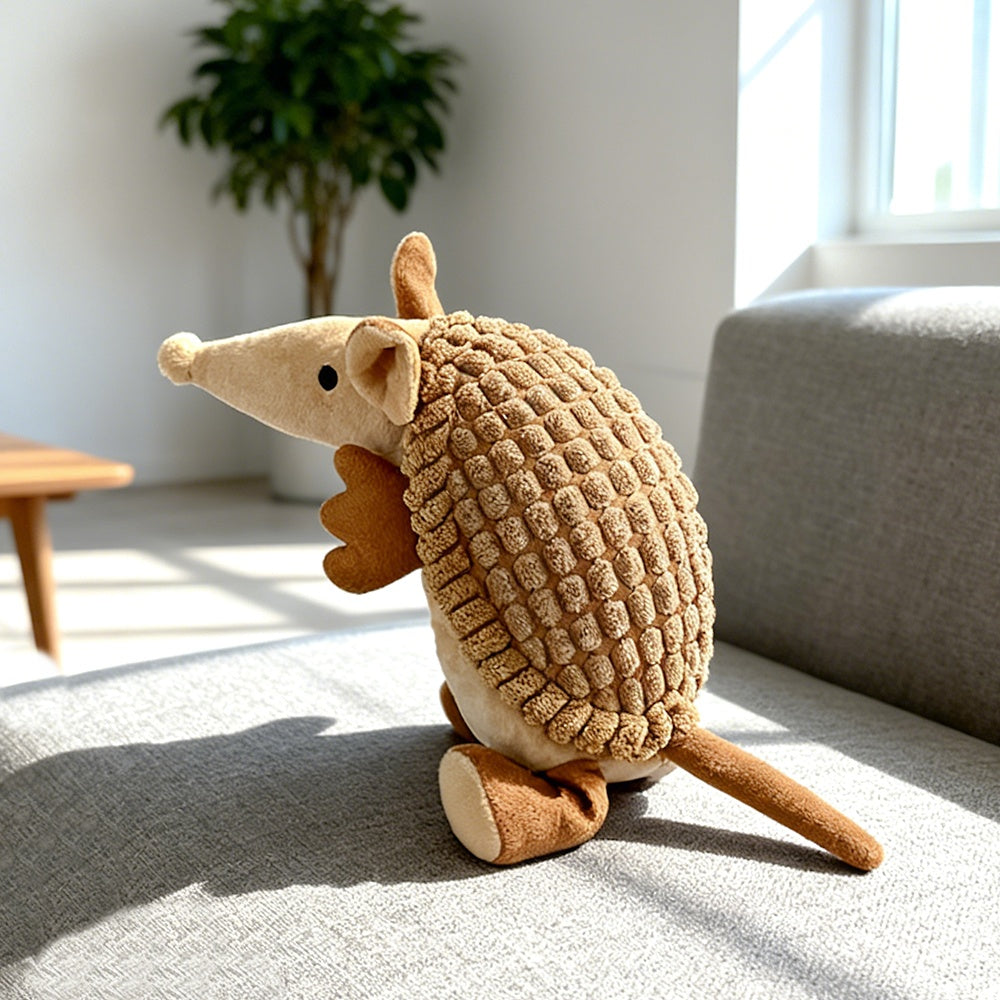 XL Bite Resistant Squeaky Plush Dog Toy - Double Layer Tear Resistant Washable Interactive Chew Toy for All Dog Breeds Boredom Relief No Battery Large Dog Toy Gift