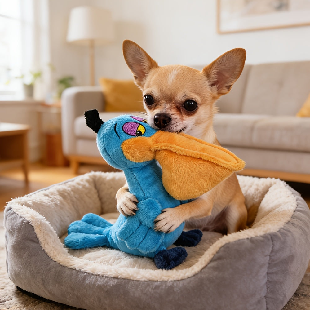 Squeaky Plush Dog Toy – Bite-Resistant Soft Stuffed Chew Toy, Non-Toxic Interactive Play Toy for Small Medium Large Dogs & Puppies – Cute Design, Multiple Sizes