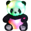 Light Up Panda Stuffed Animal 8 or 12 Inch LED Glowing Panda Bear Plush Toy Soft Hugging Plushie for Kids Boys Girls Birthday Christmas Gift Home Decor Night Light Nursery Room Decor