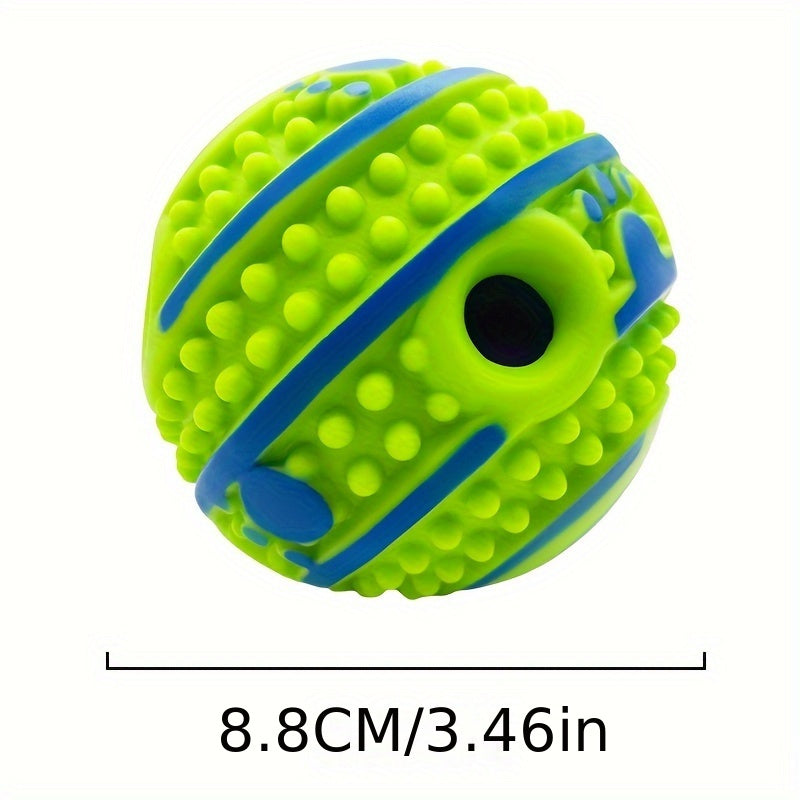 Interactive Dog IQ Training Ball Toy with Voice - Pet Puzzle Ball for Mental Stimulation, Slow Feeder Intelligence Toy for Small Medium Large Dogs, Boredom Buster Enrichment Activity Ball