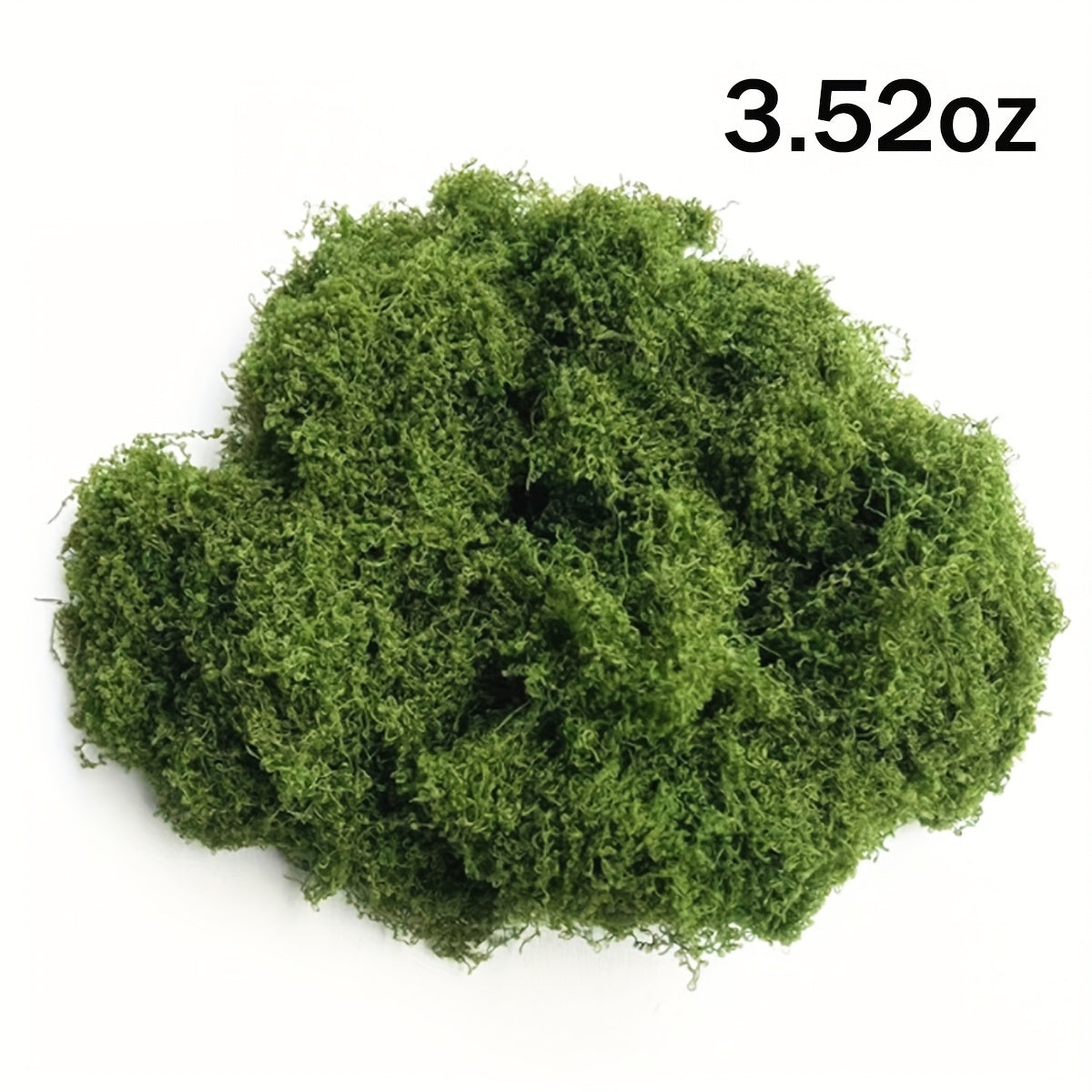 Realistic Artificial Moss for Terrariums Miniatures and Landscapes - Fake Moss for Potted Plants Dollhouse Diorama Model Railroad Aquarium and Miniature Ecosystems, Low Maintenance, 4 Sizes 0.35oz to 3.52oz